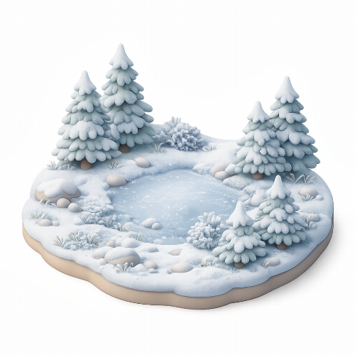It's snowing