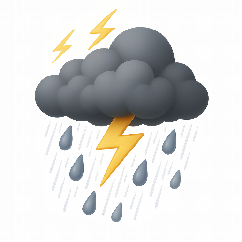 It's stormy